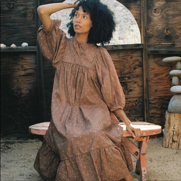 Christy Dawn Paisley Dress in Magenta Blooming Vine XS - Picture 2 of 6